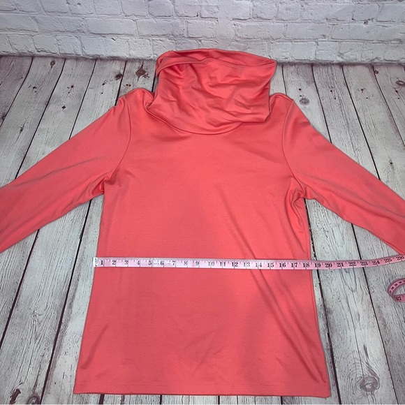 L.L. Bean Coral Cowl Neck Women's Top - Picture 6 of 6